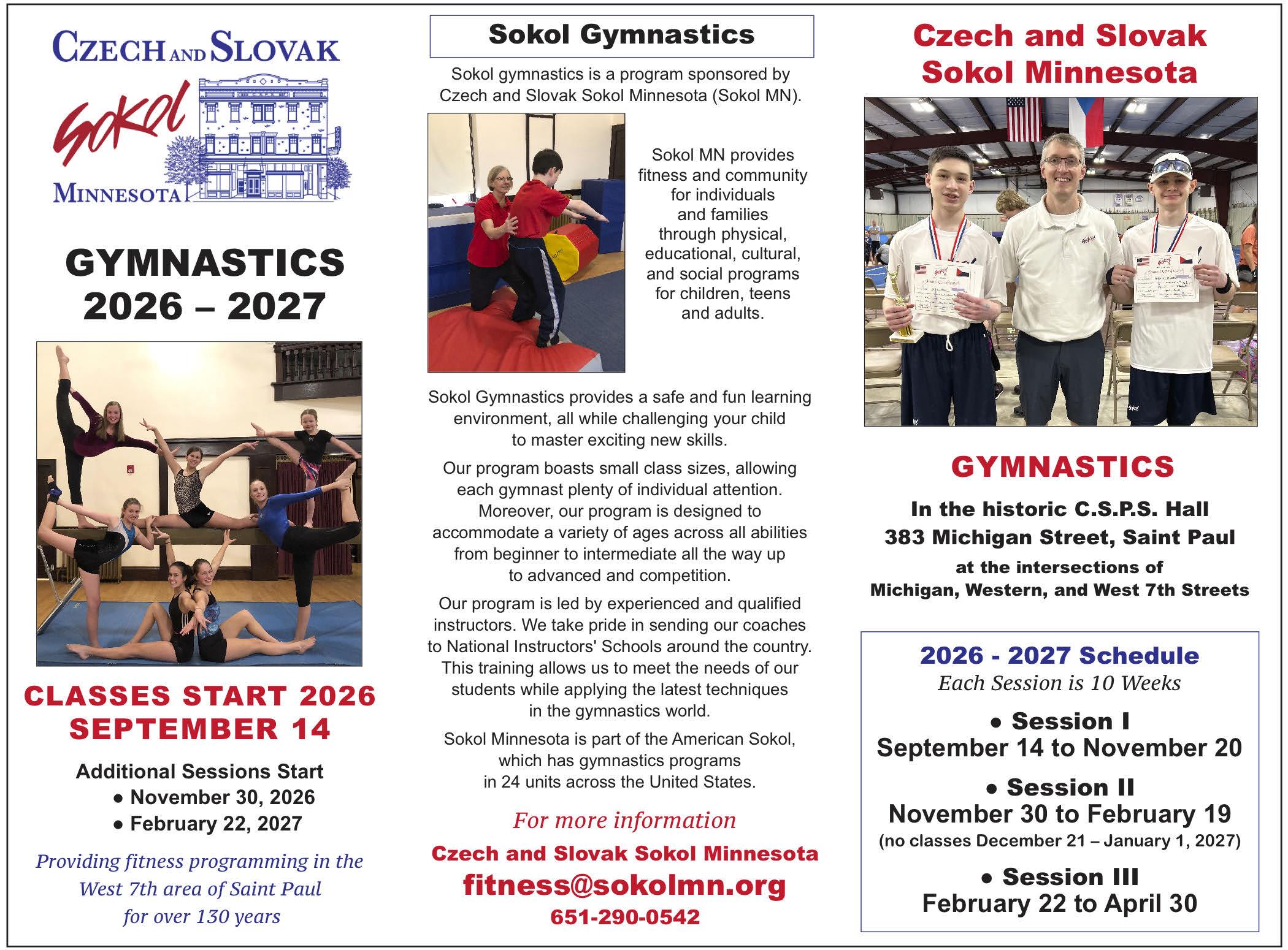 2026-27 Gymnastics_Sokol pg 1